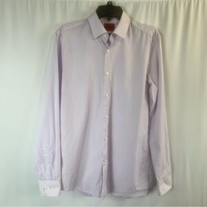 HUGO ( Red Label) men’s buttons  down slim Fit Stripe Pattern Dress Shirt